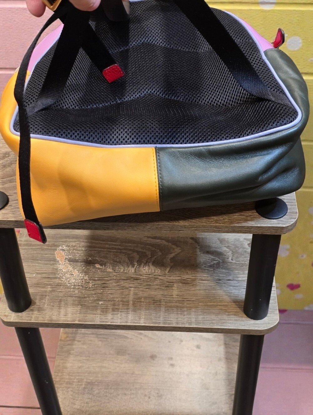 Coach Court Colorblock Leather Backpack NWOT - Picture 6 of 11